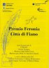 Premio Feronia. CittÃ  di Fiano (opuscolo)