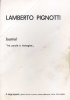 Lamberto Pignotti. Journal "Fra parole e immagine" (invito)