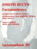 Joseph Beuys "Factotumbeuys". (Factotumbook 30)