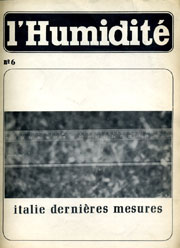 Jean-François Bory, L'Humidité, n. 6
