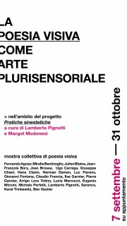 Pratiche sinestetiche: un progetto di Lamberto Pignotti Pratiche sinestetiche: un progetto di Lamberto Pignotti