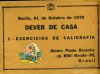 Dever de casa