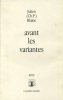 Avant les variantes
