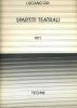 Spartiti teatrali 1971